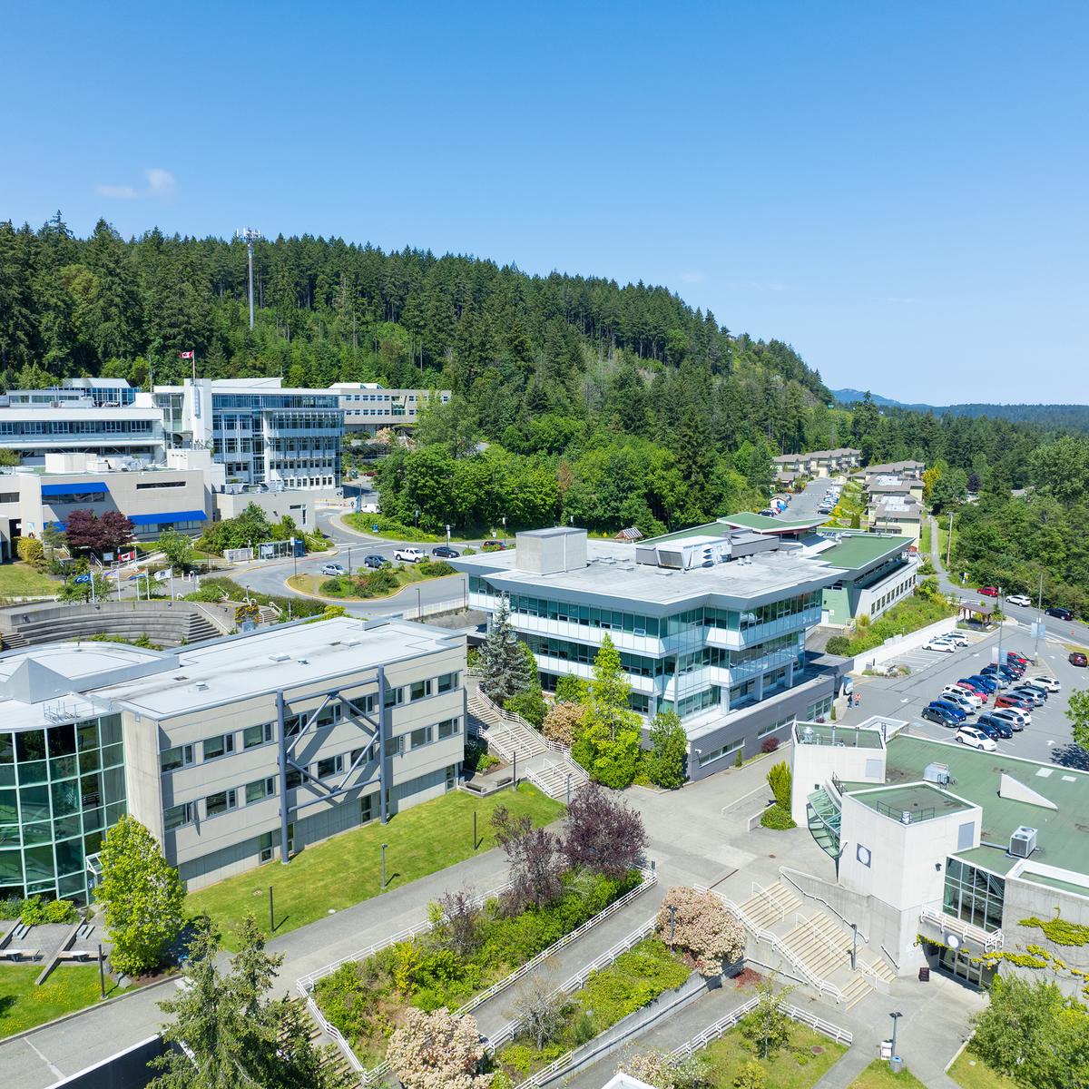 VIU Nanaimo campus aerial