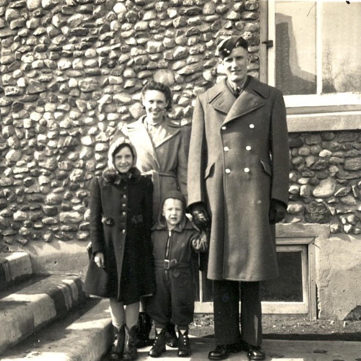 a family portrait from the 1940s