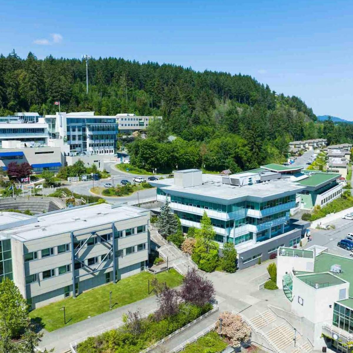 Aerial view of VIU