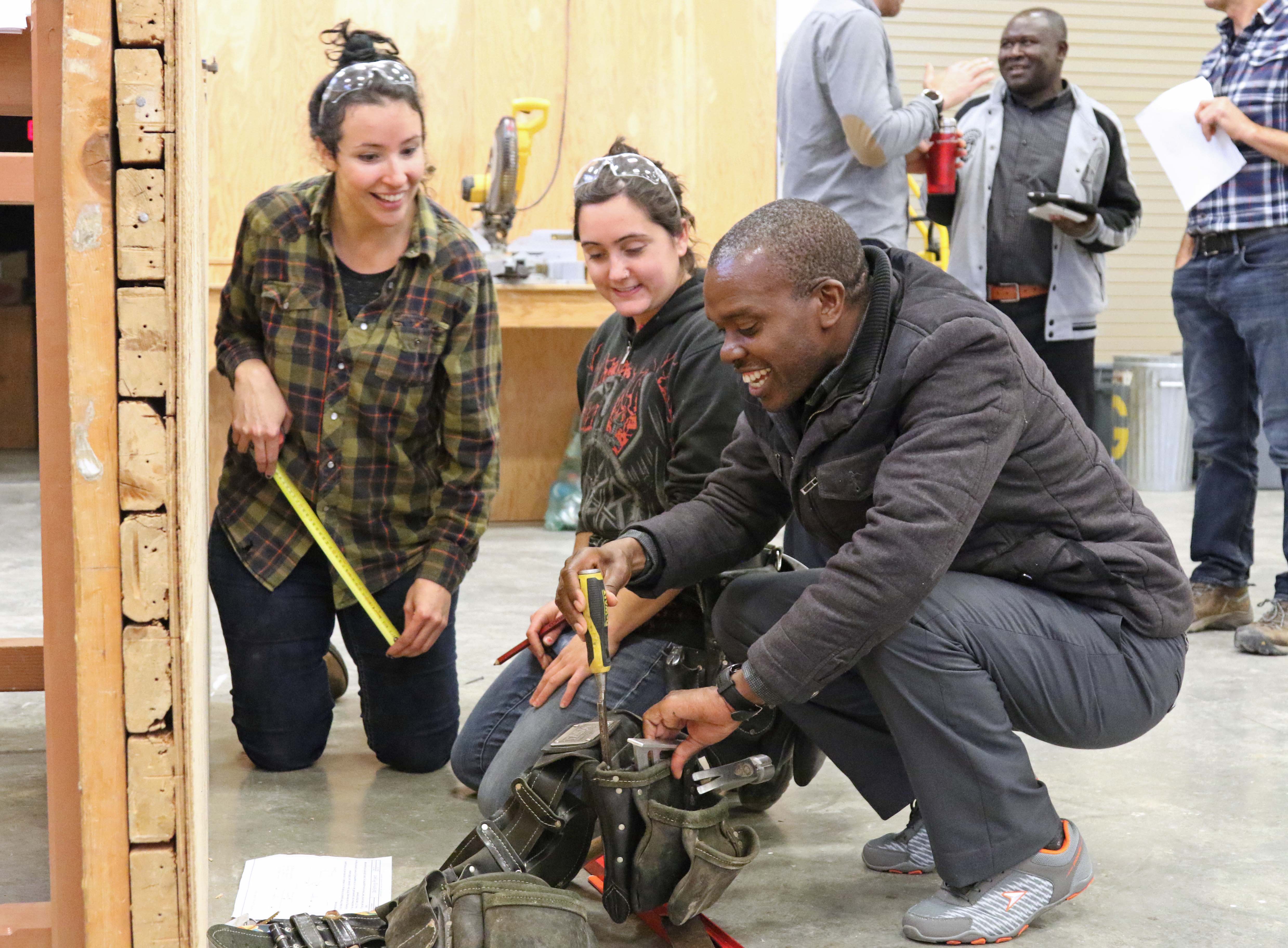 Kenyan College Delegation Visits VIU Trades Programs 