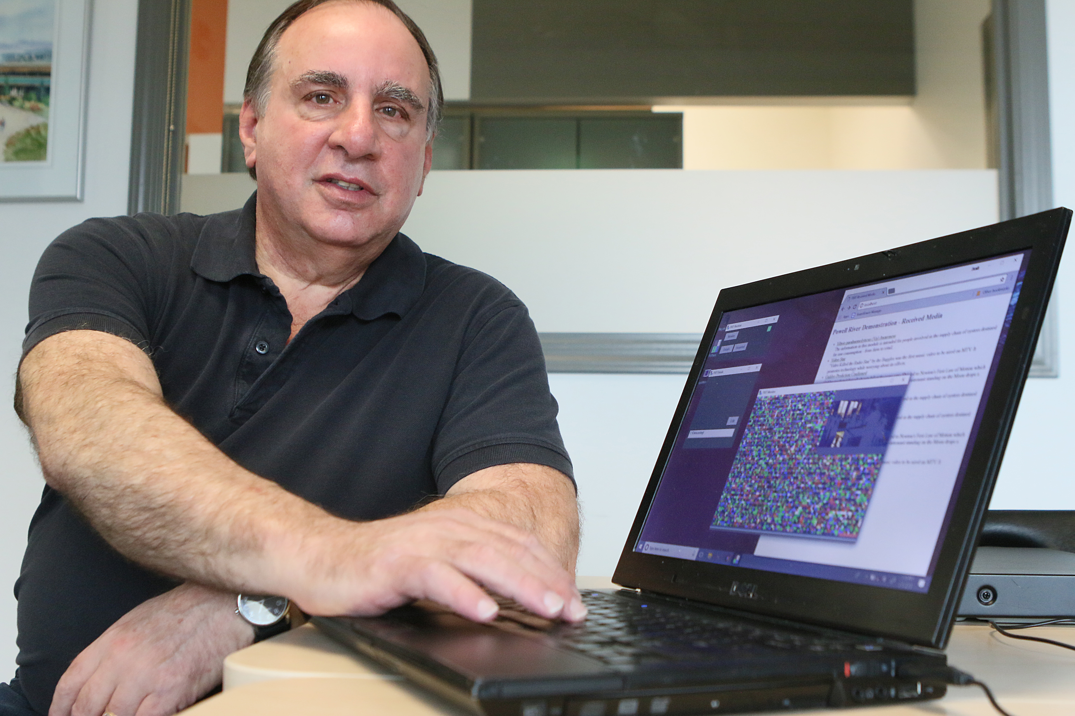 Scientist Uses Television Signals to Send Data to