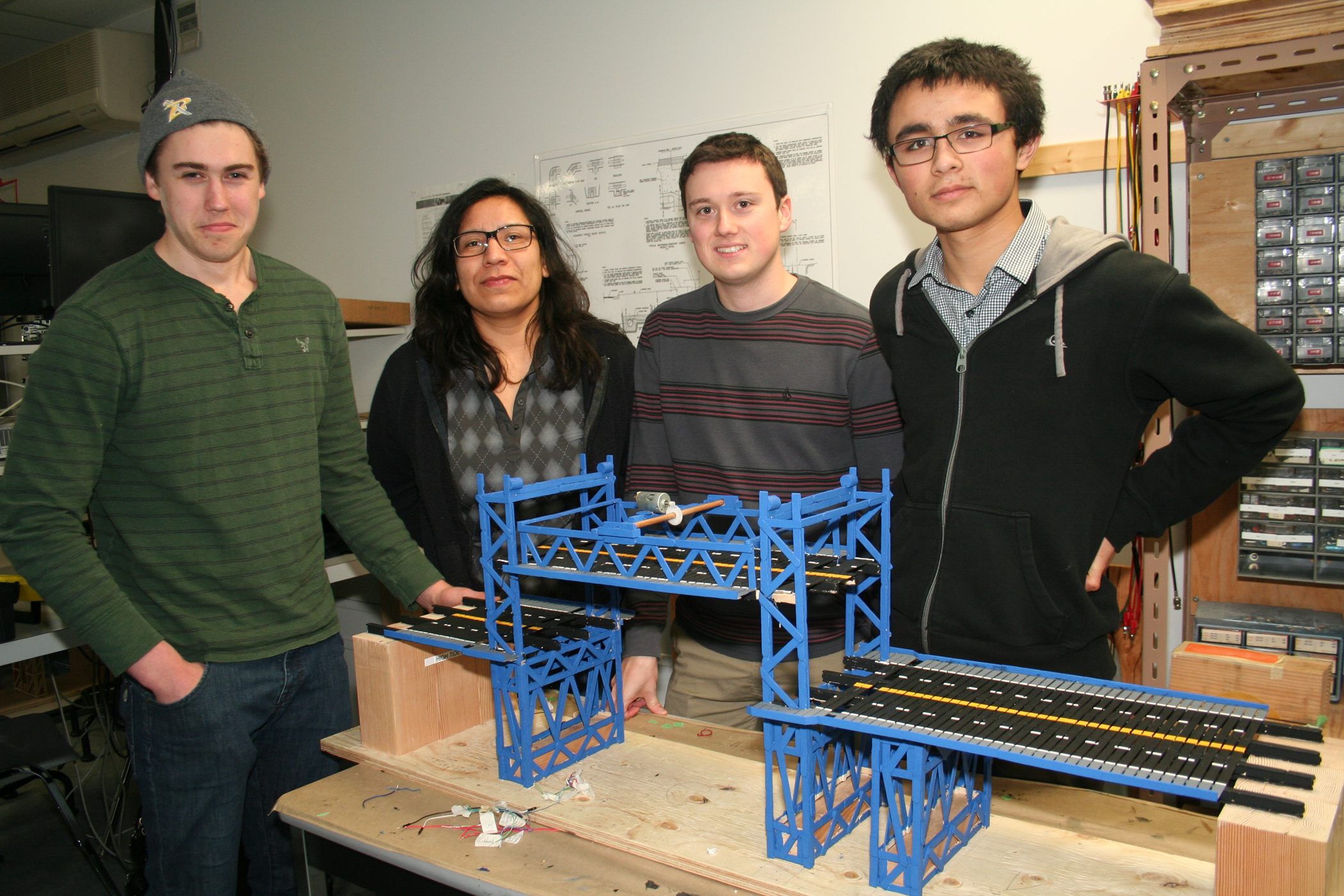Engineering Students Test Skills In Bridge Design Contest News