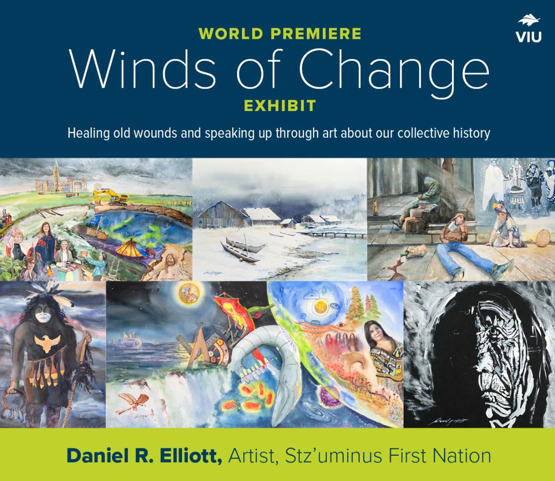 Winds of Change art exhibit poster