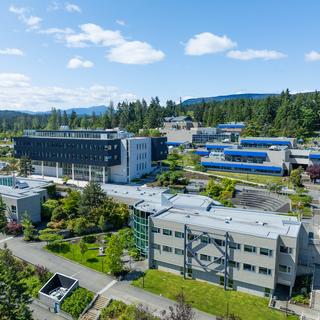 VIU Nanaimo campus aerial view