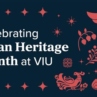 A graphic card with text that reads Celebrating Asian Heritage Month at VIU