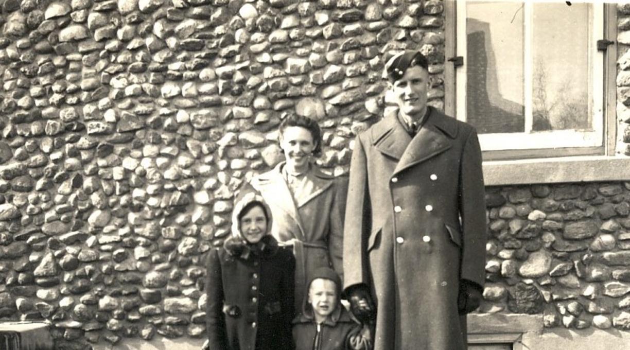 a family portrait from the 1940s