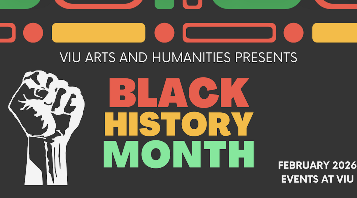 a picture of a fist with Black History Month written next to it