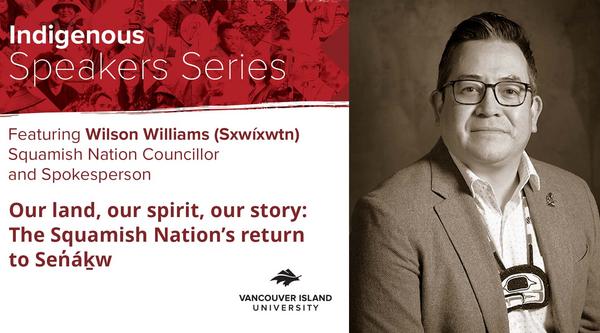 Indigenous Speakers Series graphic
