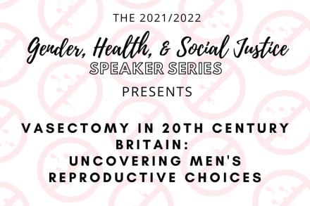 Poster of the Gender, Health & Social Justice Series 