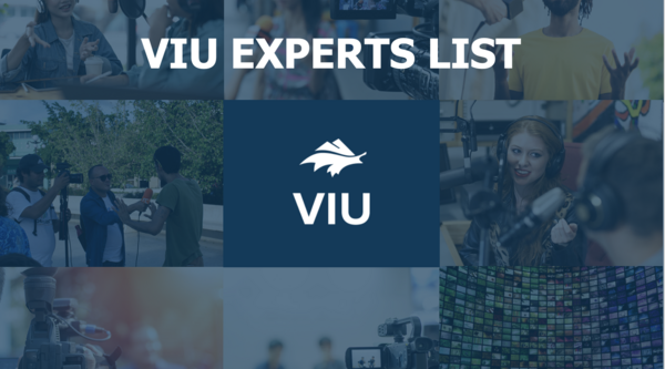 Slide with VIU Experts List written on it