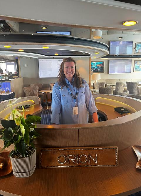 Joy in the Orion boat