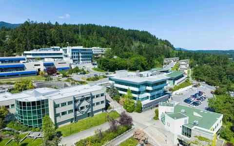Aerial view of VIU
