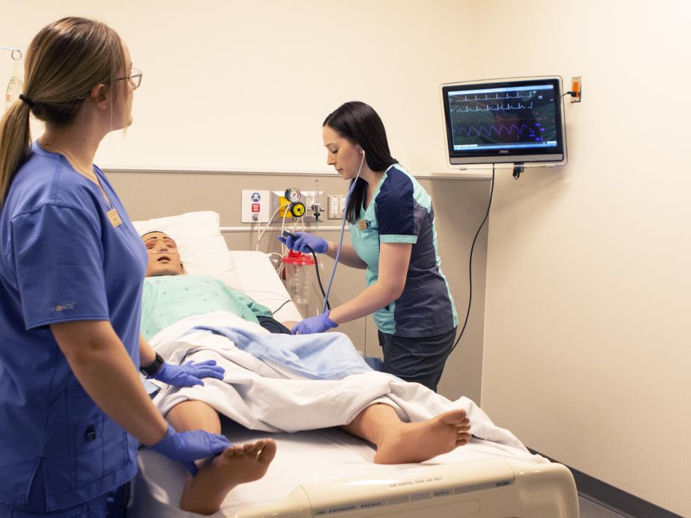 Simulated hospital gives nursing students a taste of real life