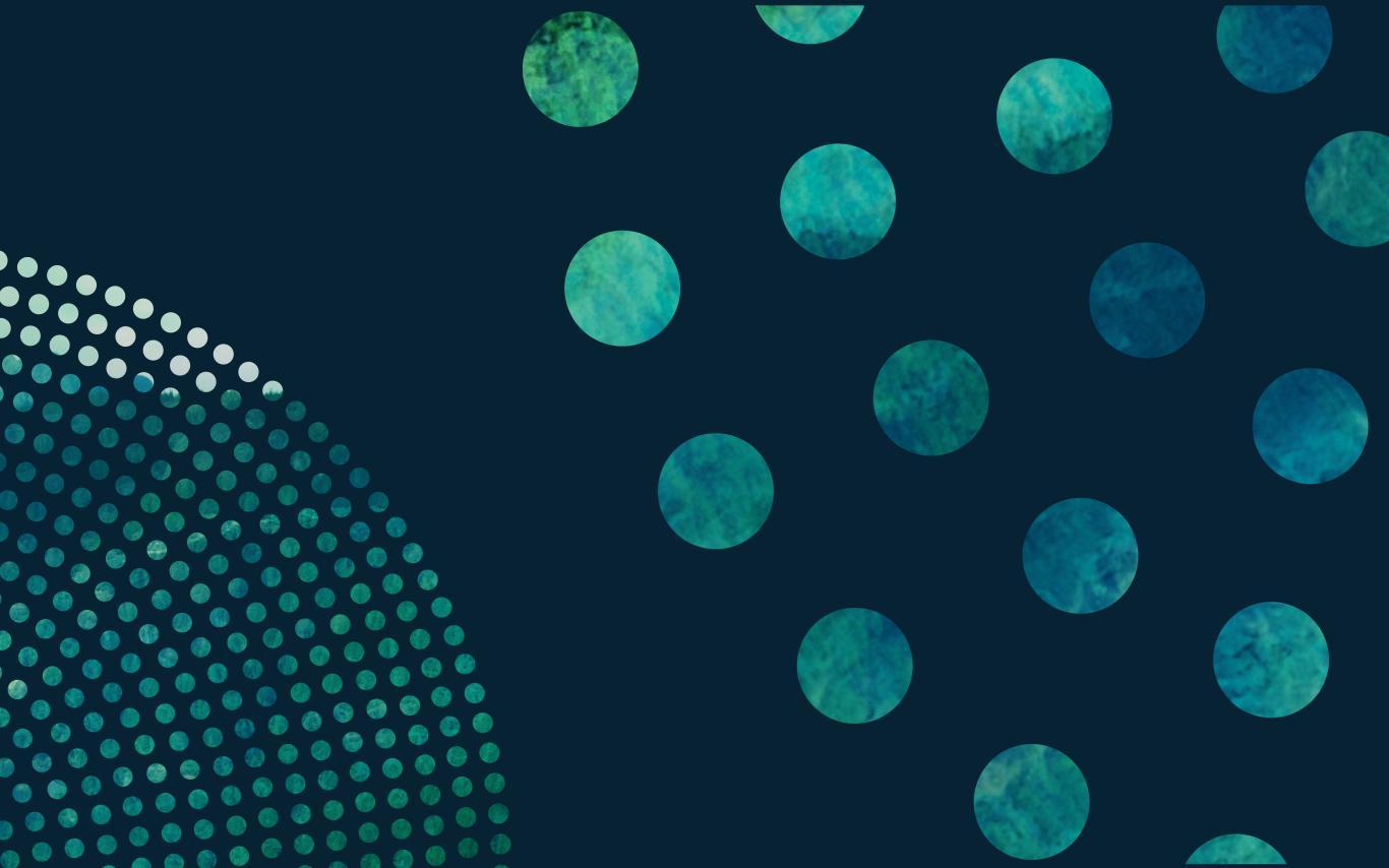 VIU green and blue graphic