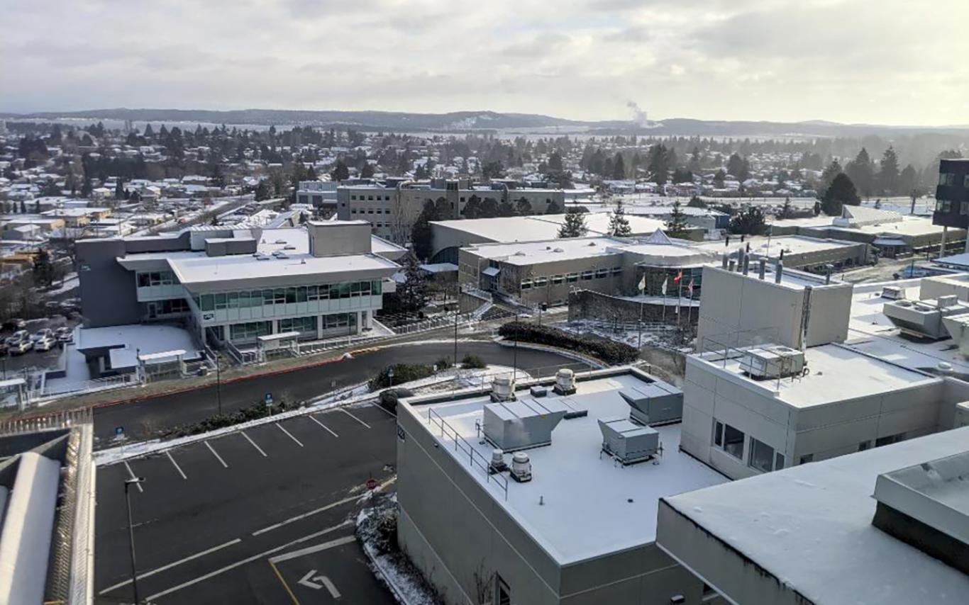 Snowy campus